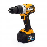 JCB 18V Cordless Combi Drill, Impact Driver and Multi-Tool Set, 26" Wheeled Kit Bag, 2x 5Ah Batteries and Charger - 21-18TPKMT-5